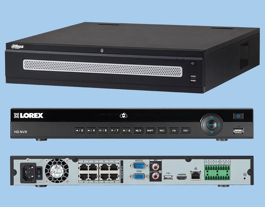 NVR DVR security equipment